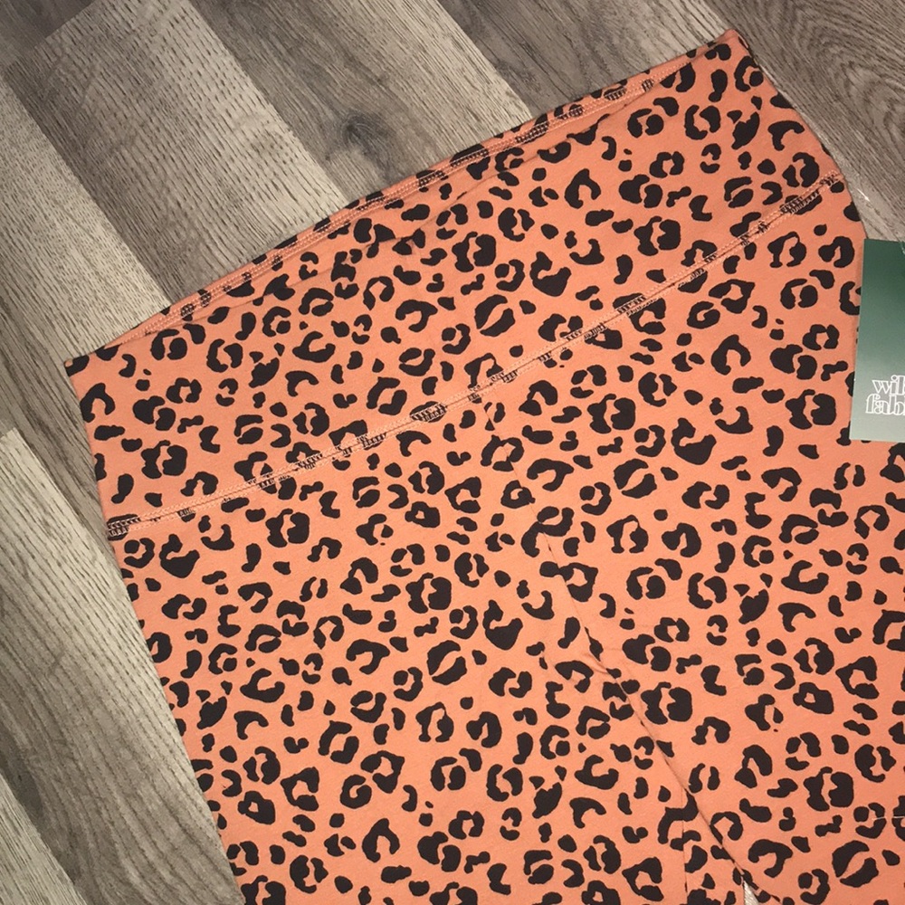 Wild Fable Cheetah Print Full Length Leggings Soft Cotton NWT - Picture 6 of 7